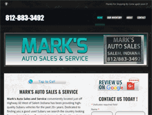 Tablet Screenshot of markleeautosales.com